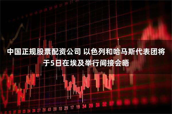 中国正规股票配资公司 以色列和哈马斯代表团将于5日在埃及举行间接会晤