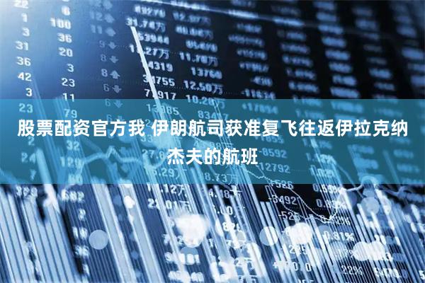股票配资官方我 伊朗航司获准复飞往返伊拉克纳杰夫的航班